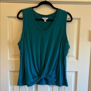 Teal tank top.  Like new.